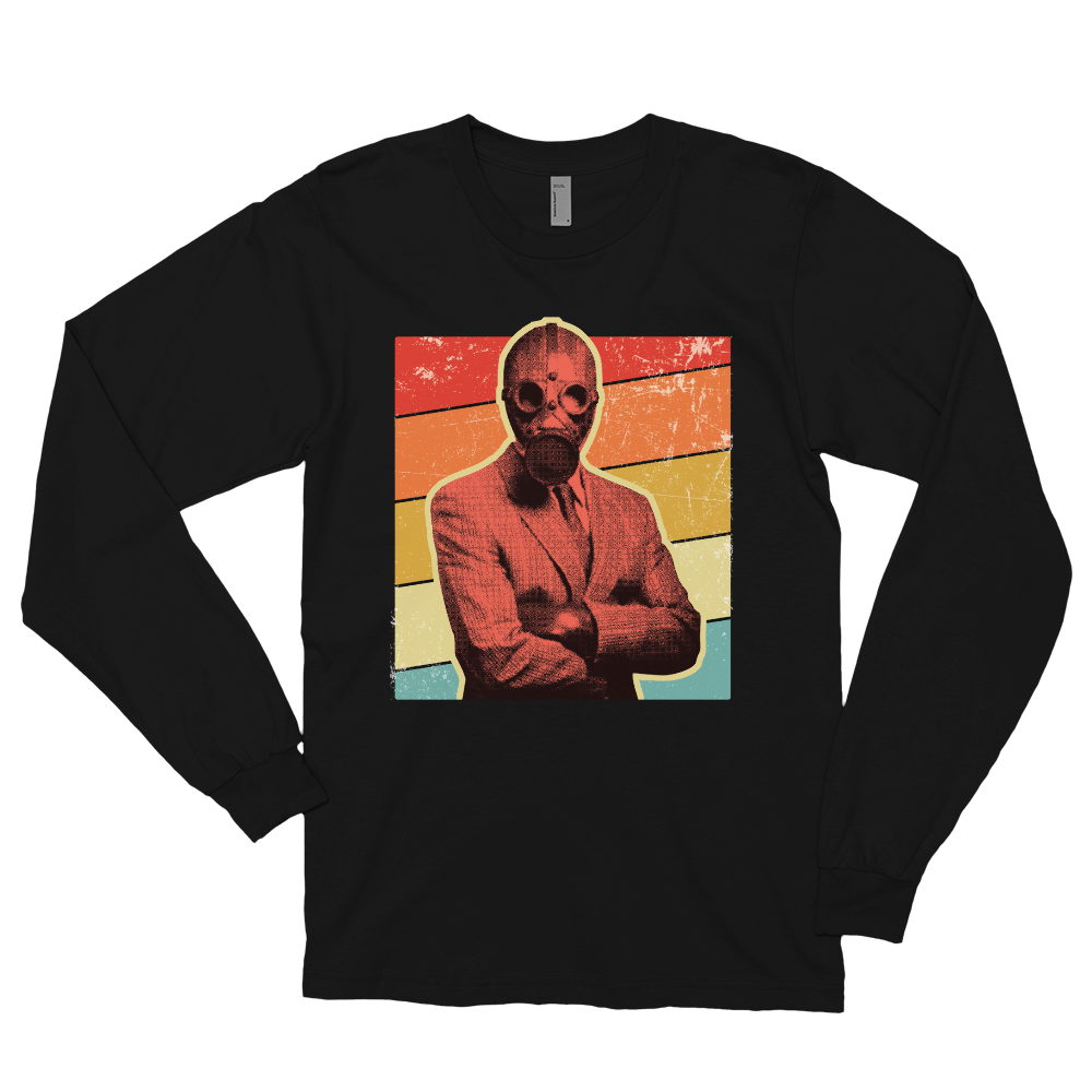 Executive In Gas Mask - Original - Long sleeve t-shirt - DoomsDayLTD