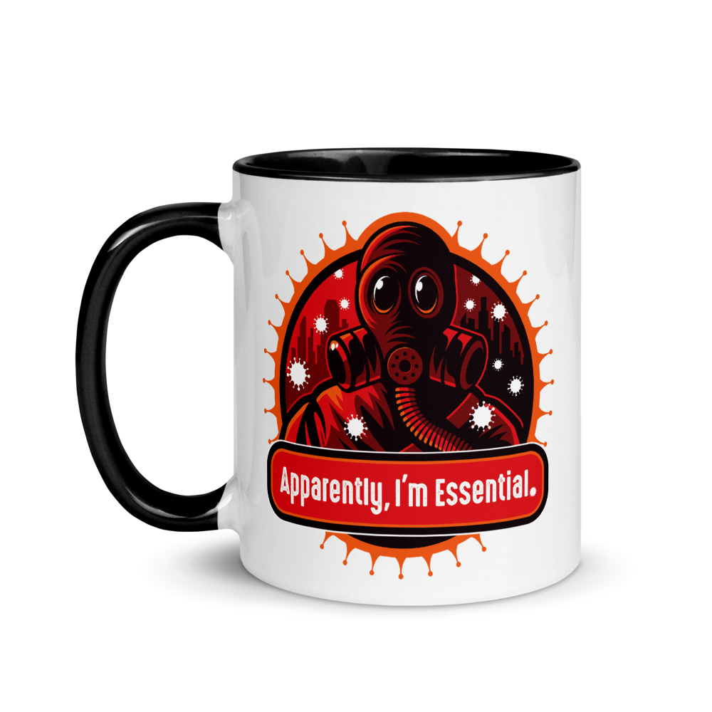 Apparently I'm Essential - Red - Coffee Mug - DoomsDayLTD