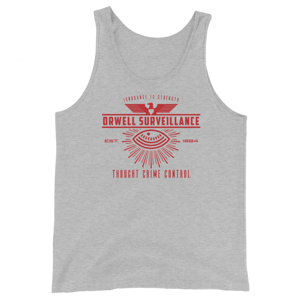 Orwell Surveillance - Original - Unisex Tank Top - DoomsDayLTD