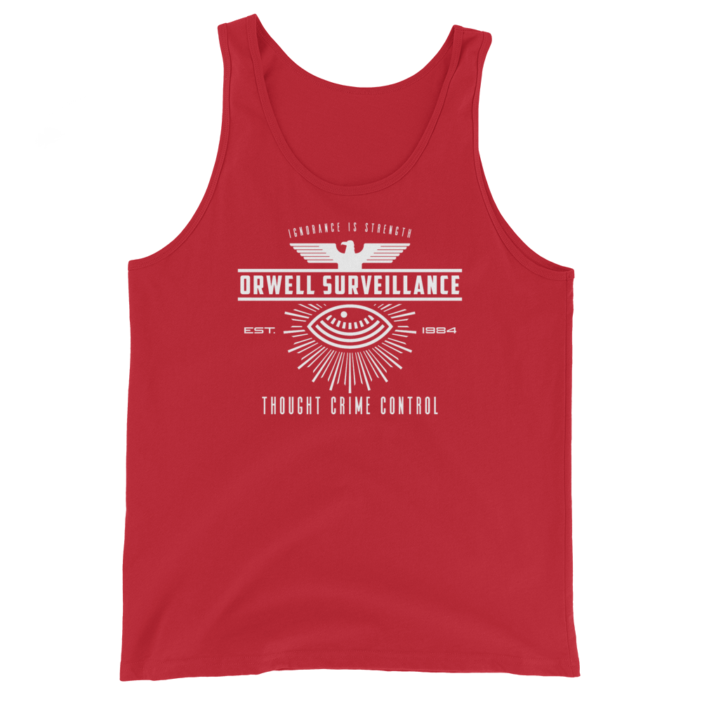 Orwell Surveillance - Original - Unisex Tank Top - DoomsDayLTD