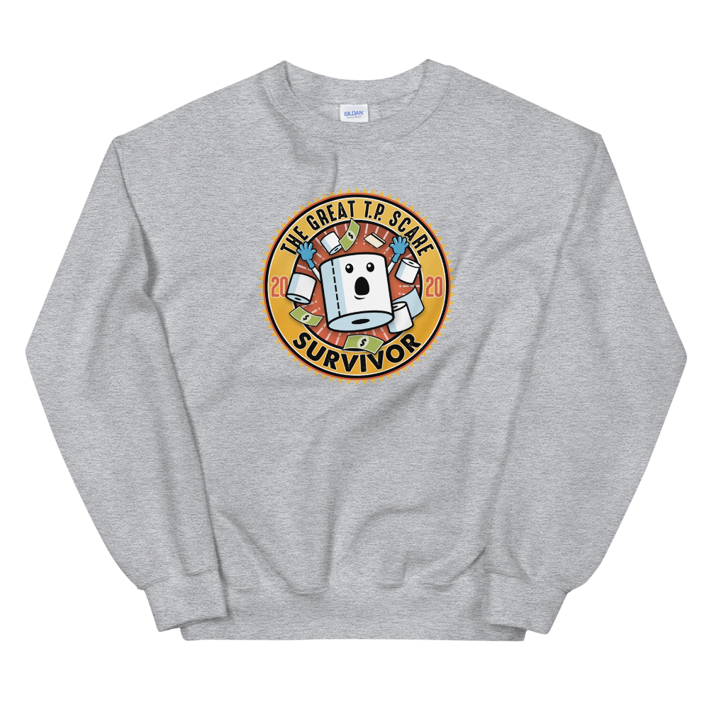 The Great TP Scare Survivor - Original - Unisex Sweatshirt - DoomsDayLTD